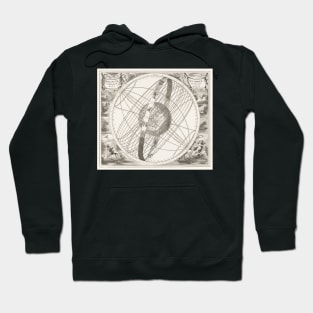 Antique 17th Century Astronomical Illustration Hoodie